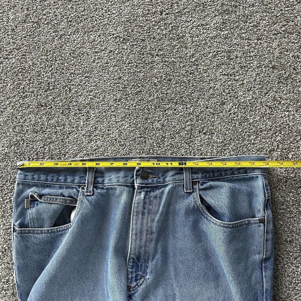 L.L. Bean Jeans Mens 38x29 Light Wash Blue Denim Classic Straight Casual Pants - Picture 4 of 10